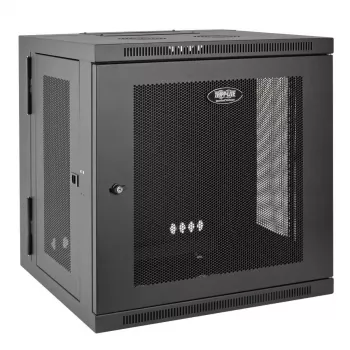 Pie sienas stiprināms 12U statīva korpuss Eaton SRW12USDP — 600,2×647,7×636,5 mm, IP20, melns