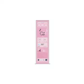 Skārienjūtīgā monitora HYTE Y70 skārienekrāna jauninājums Strawberry Milk — 14,5 collu rozā skārienekrāns