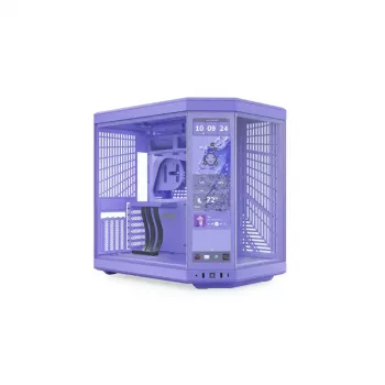HYTE Y70 skārienekrāna jauninājums Taro Milk 14,9 collu skārienekrāns — violeta