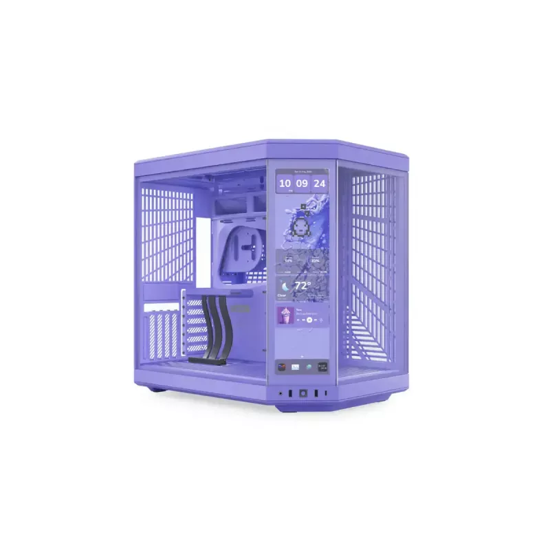 HYTE Y70 skārienekrāna jauninājums Taro Milk 14,9 collu skārienekrāns — violeta