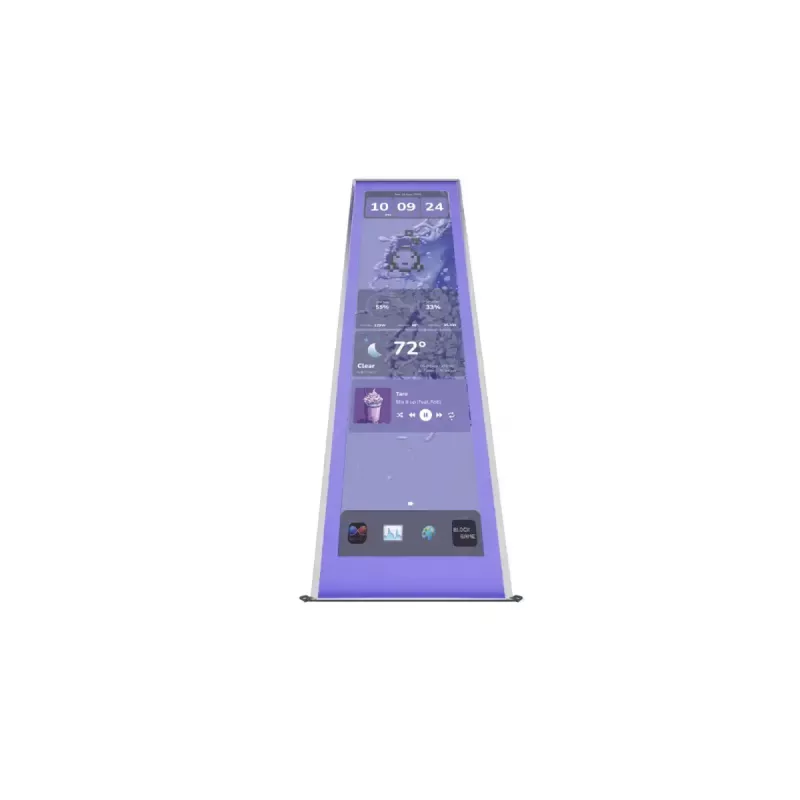 HYTE Y70 skārienekrāna jauninājums Taro Milk 14,9 collu skārienekrāns — violeta