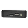 KVM slēdzis 2-portu DisplayPort Tripp Lite B004-DP2UA2-K, 4K@60Hz, USB tastatūra/pele, audio, kabeļi