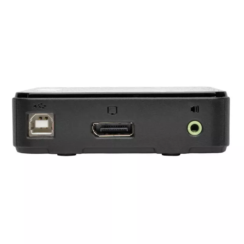 KVM slēdzis 2-portu DisplayPort Tripp Lite B004-DP2UA2-K, 4K@60Hz, USB tastatūra/pele, audio, kabeļi