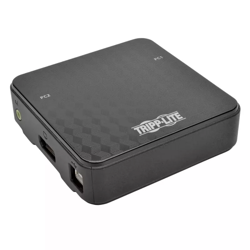 KVM slēdzis 2-portu DisplayPort Tripp Lite B004-DP2UA2-K, 4K@60Hz, USB tastatūra/pele, audio, kabeļi