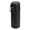 Termosa pudele STANLEY The IceFlow Bottle Twist Flip 0,47 L — izolēta dzeršanas pudele, melna