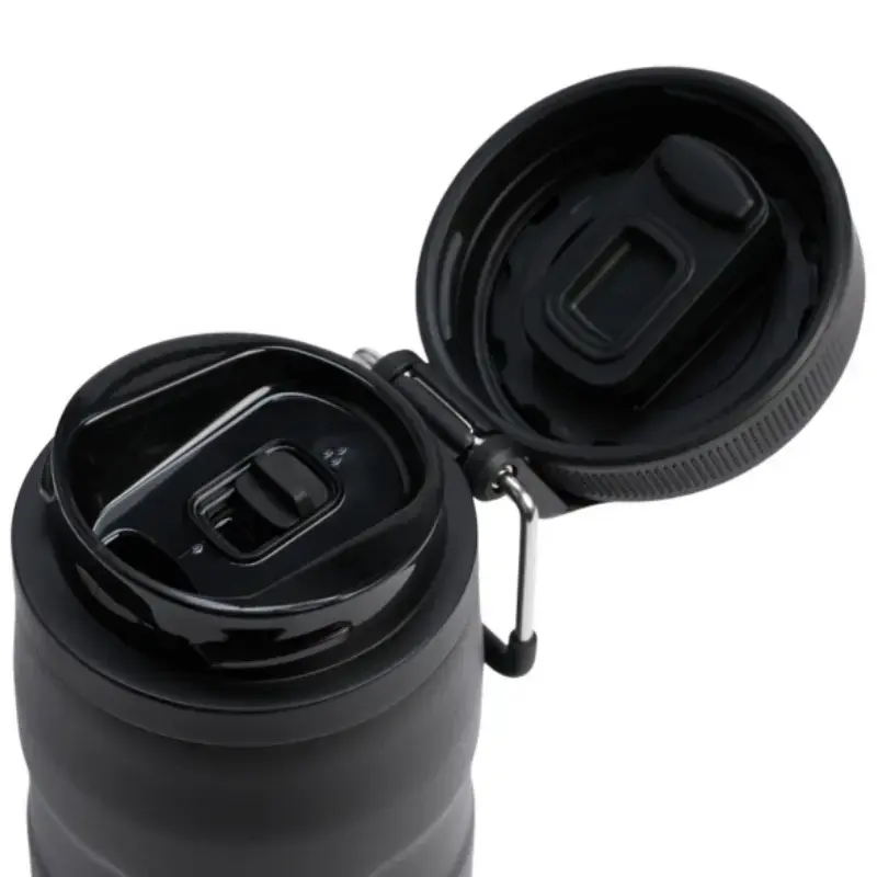 Termosa pudele STANLEY The IceFlow Bottle Twist Flip 0,47 L — izolēta dzeršanas pudele, melna
