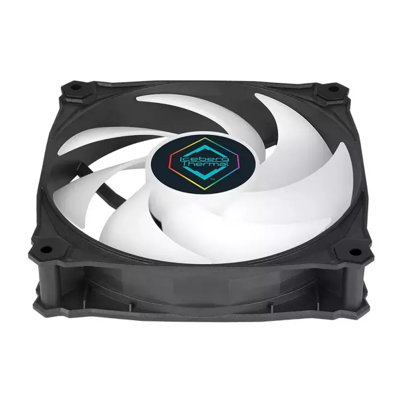 Ventilators Iceberg Thermal IceGALE Lightning ARGB 12 cm melns 3 gab.