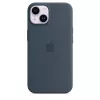 Silikona aizsargapvalks Apple iPhone 14 MagSafe Storm Blue