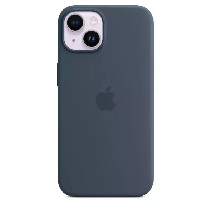 Silikona aizsargapvalks Apple iPhone 14 MagSafe Storm Blue