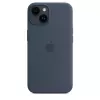 Silikona aizsargapvalks Apple iPhone 14 MagSafe Storm Blue