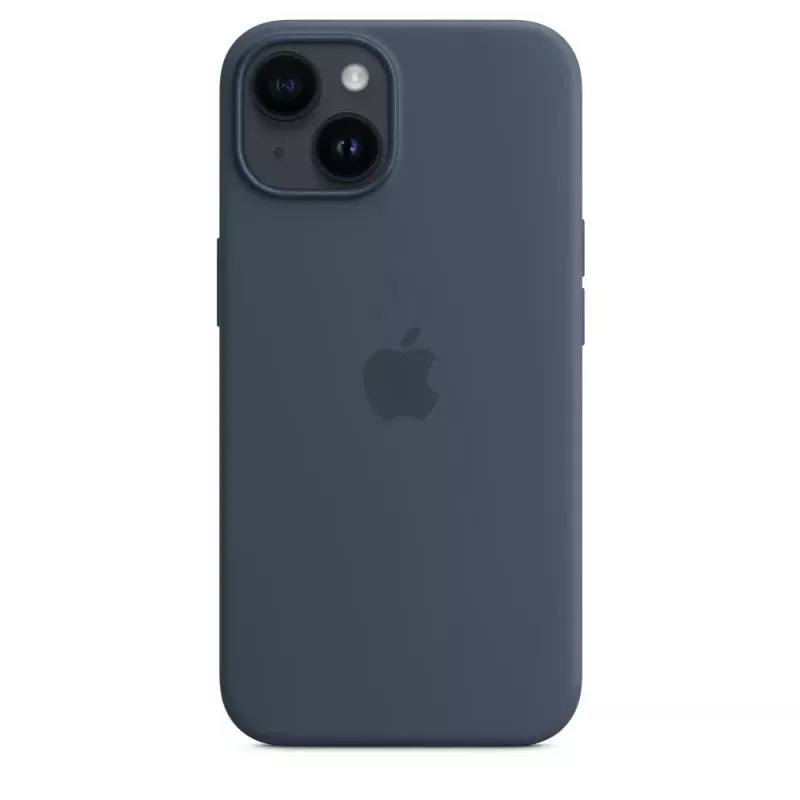 Silikona aizsargapvalks Apple iPhone 14 MagSafe Storm Blue