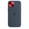 Silikona aizsargapvalks Apple iPhone 14 MagSafe Storm Blue