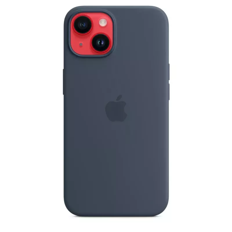 Silikona aizsargapvalks Apple iPhone 14 MagSafe Storm Blue
