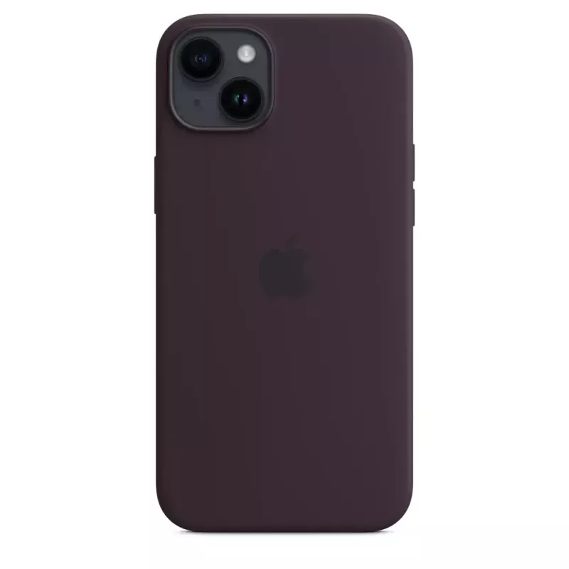Apple iPhone 14 Plus silikona maciņš Burgundijas krāsā ar MagSafe