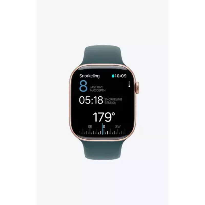 Viedpulkstenis Apple Watch Series 10 GPS + Cellular 42mm Slate titāna korpuss melns