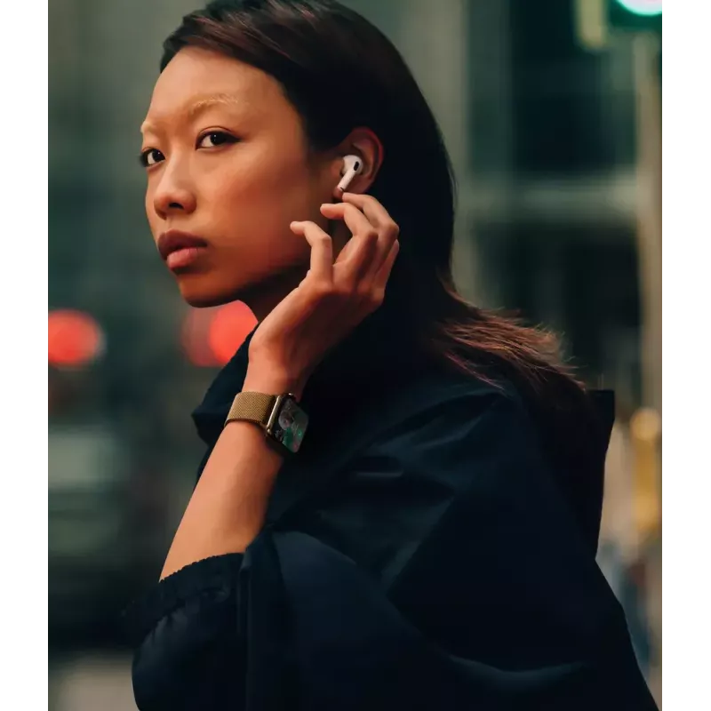 Viedpulkstenis Apple Watch Series 10 GPS + Cellular 42mm Slate titāna korpuss melns
