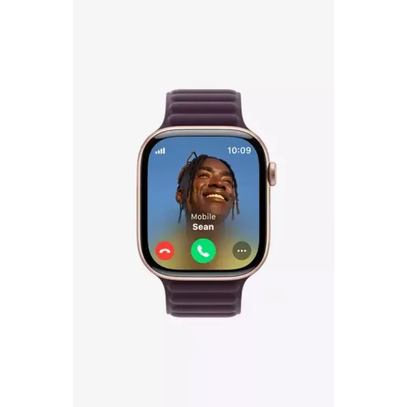 Viedpulkstenis Apple Watch Series 10 GPS + Cellular 42mm Slate titāna korpuss melns