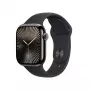 Viedpulkstenis Apple Watch Series 10 GPS + Cellular 42mm Slate titāna korpuss melns