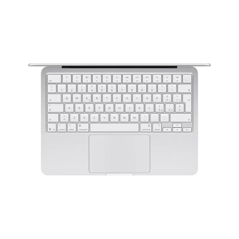 Apple MacBook Neo klēpjdators, 13 collu — A18 Pro 6 kodolu centrālais procesors, 5 kodolu GPU, 8 GB RAM, 512 GB SSD, Touch ID, 2408×1506 displejs, sudraba krāsā