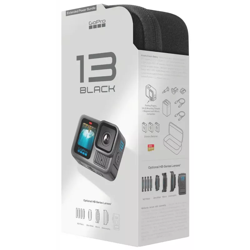 GoPro HERO13 Black Power Bundle — 5.3K Ultra HD, 240…
