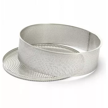 Perforēta apaļa panna de buyer DB3213-20, Ø 20 cm, augstums 6,5 cm