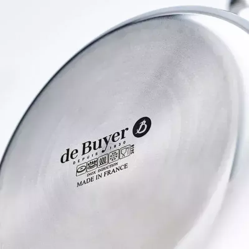 Saute panna de Buyer 3736.24 Apaļa Nerūsējošais tērauds 24 cm