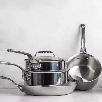 Apaļš nerūsējošā tērauda katls de Buyer Affinity 1,7 L