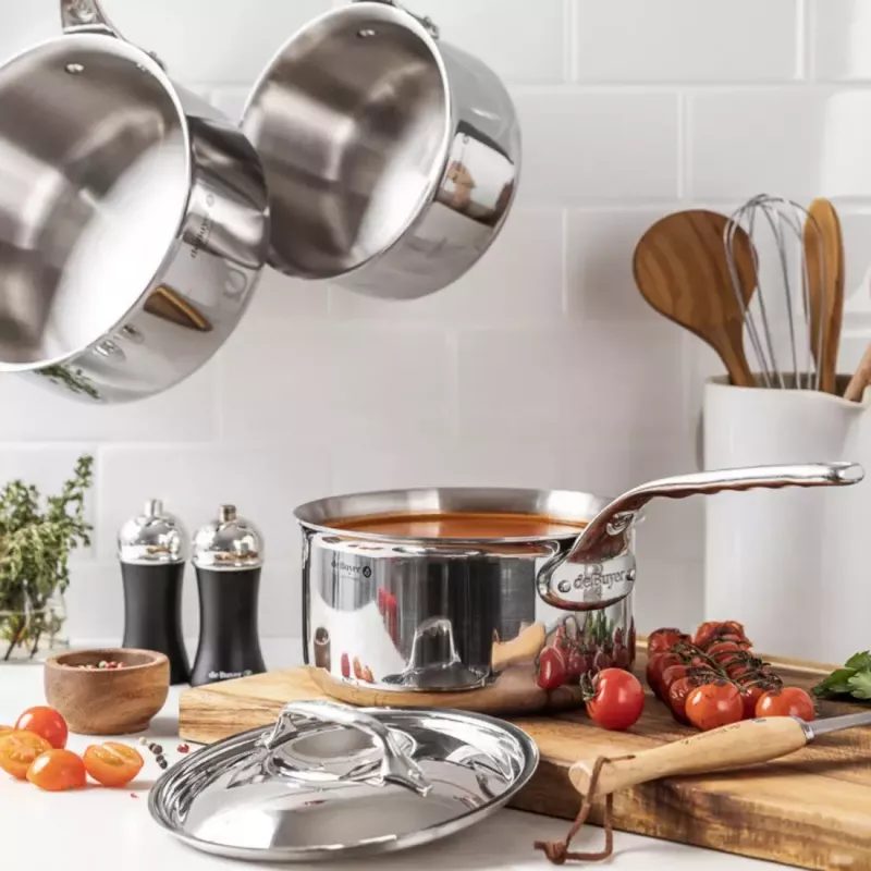 Apaļš nerūsējošā tērauda katls de Buyer Affinity 1,7 L