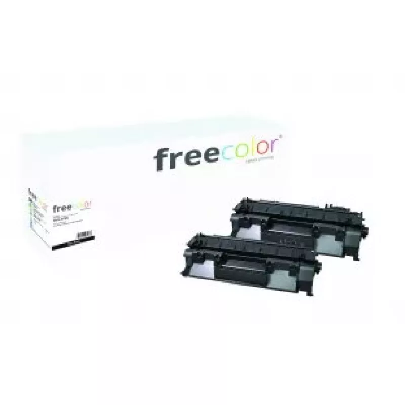 Toneris Freecolor HP 05X melns CE505XD HY Doppelpack 10000 lappuses