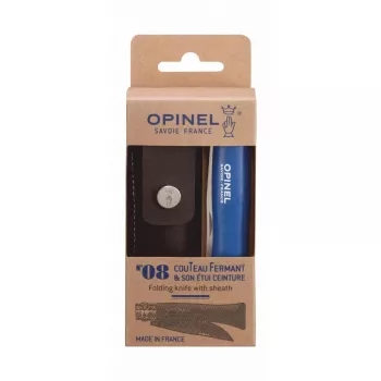 Saliekamais nazis Opinel N°08 Camper/scout Blue Asmens garums 8.5 cm