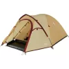 Telts COLEMAN Darwin 3 Plus Summer — 3 personām, vasaras modelis, bēša/tumši sarkana