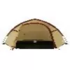 Telts COLEMAN Darwin 3 Plus Summer — 3 personām, vasaras modelis, bēša/tumši sarkana