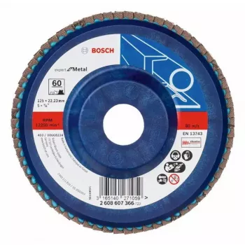 Bosch 2 608 607 366 tīrīšanas disks, plakans centrs, metālam