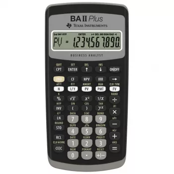 Finanšu kalkulators Texas Instruments BA-II Plus Pocket melns