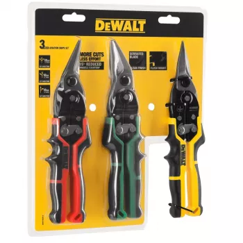 DeWALT DWHT14676-0 aviācijas šķēru komplekts, 3 gab.
