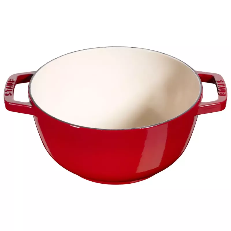 Fondī komplekts Staub 18 cm Cherry, apaļš 0,25 L, 187×100 mm, 4,6 kg