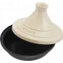 Čuguna tadžīns Staub 20 cm apaļš krēmkrāsā, modelis 40509-394