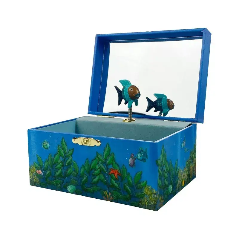 Trousselier rotaslietu mūzikas kastīte „Rainbow Fish“, Night Glow