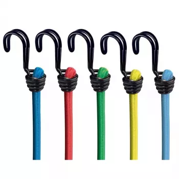Bungee Cord MASTER LOCK Reverse Twin Wire Pack Multicolour 10 pcs