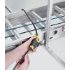 Python regulējams bloķējošais trosis MASTER LOCK 1.8m x 10mm melns dzeltens