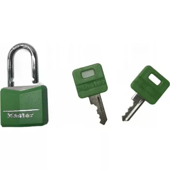 Piekaramā atslēga MASTERLOCK 30 mm plata, pārklāts ciets alumīnija korpuss, dažādas krāsas