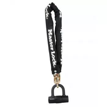 Ķēdes slēdzene MASTER LOCK 90 cm gara x 10 mm diametrā no rūdīta tērauda
