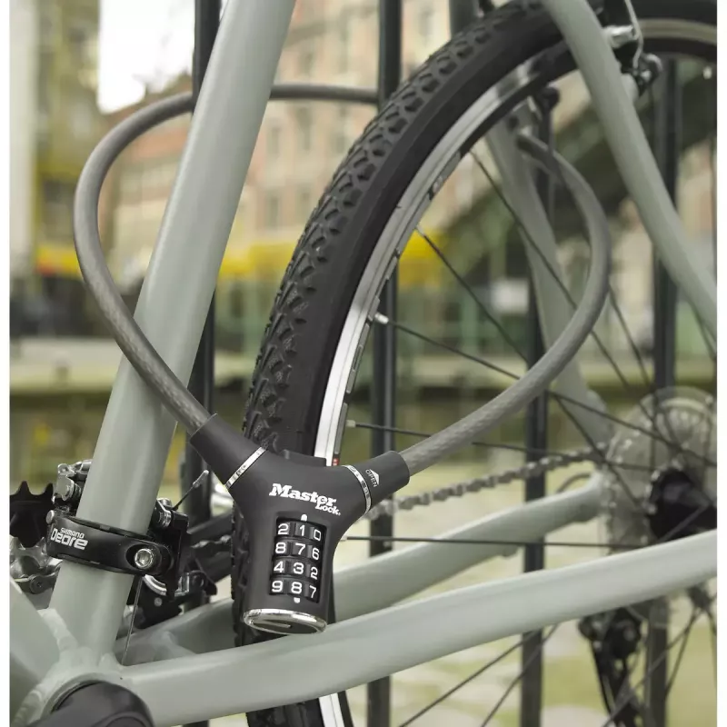 Kabeļu atslēga MASTER LOCK 8229EURDPRO melna 0.9 m