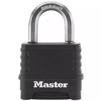 Piekaramā atslēga MASTER LOCK M178EURD 57 mm plata Excell cinka korpuss iestatāma pašam sava kombinācija melna