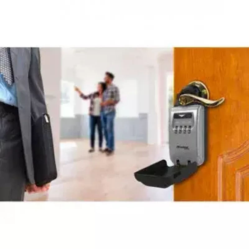 Portatīvais seifs MASTER LOCK 5420EURD, kombinētā slēdzene, pelēks