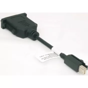 Kabeļa adapteris PNY mDP uz DVI-D vienkanāla QSP-MINIDP/DVIV3 — Mini DisplayPort (mDP) vīrišķais uz DVI-D sievišķo