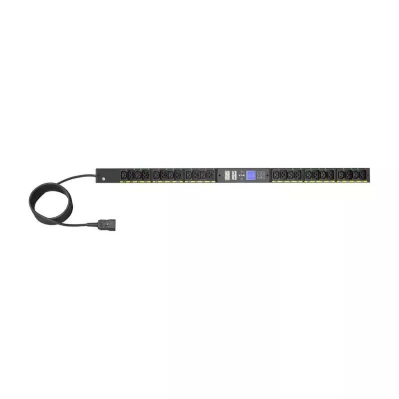 Eaton EVMAFC20A power distribution unit PDU 24 AC outlets 22.5U Melns