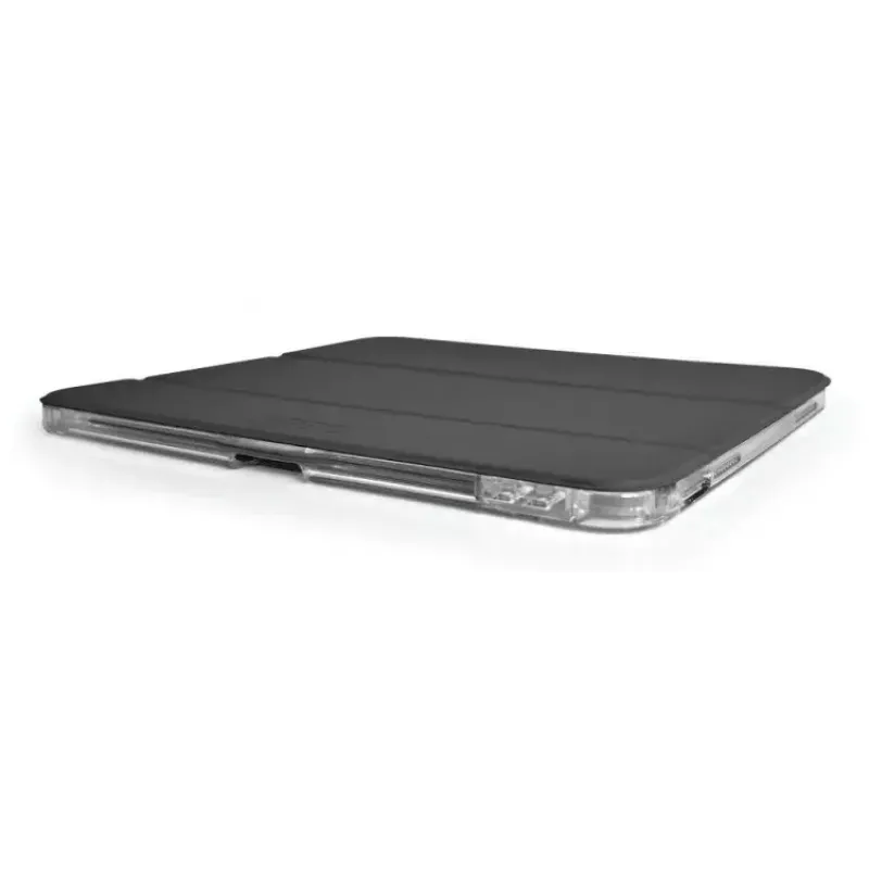 Planšetdatora vāciņš Port Designs 201350 iPad 10.9 collu (27.7 cm) PET, 3 statīva režīmi, melns/caurspīdīgs