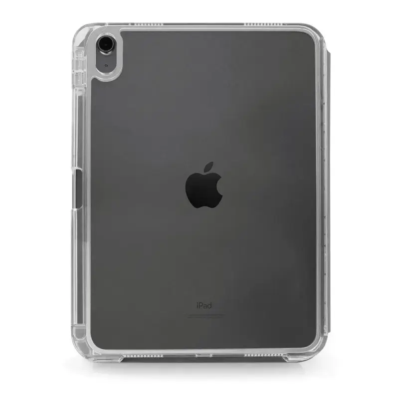 Planšetdatora vāciņš Port Designs 201350 iPad 10.9 collu (27.7 cm) PET, 3 statīva režīmi, melns/caurspīdīgs