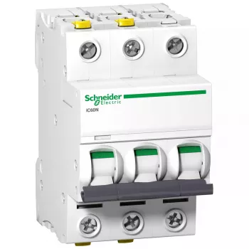 Miniatūrais jaudas slēdzis Schneider Electric A9F03320 — 20 A, 133 V, 10 kA, IP20, 54×78,5×91 mm